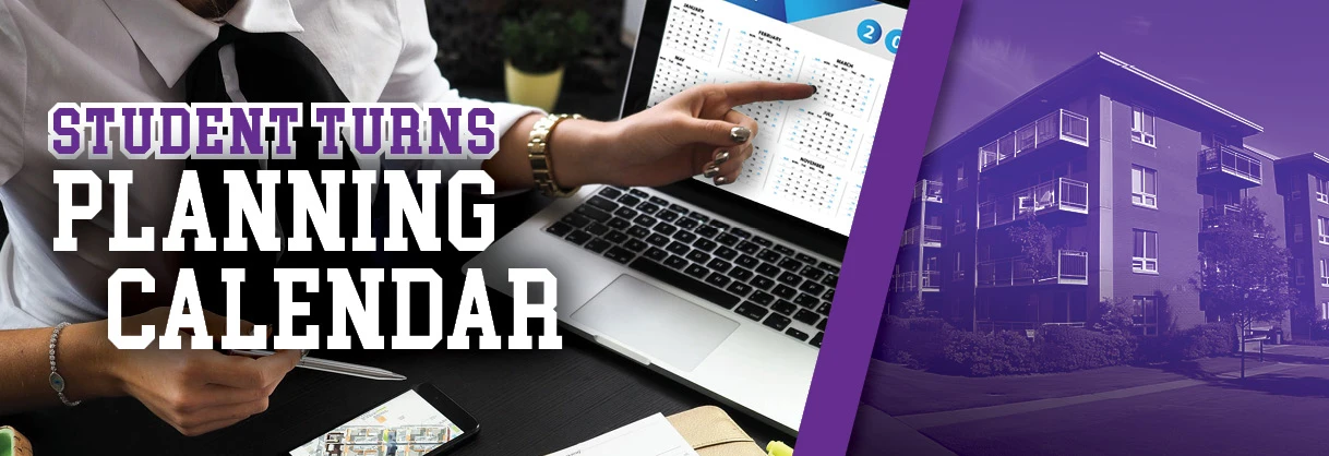 Student Turns Planning Calendar